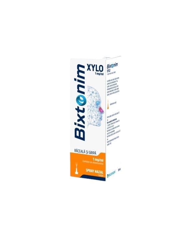 Bixtonim Xylo spray nazal adulti, 1 mg/ml, 10 ml, Biofarm