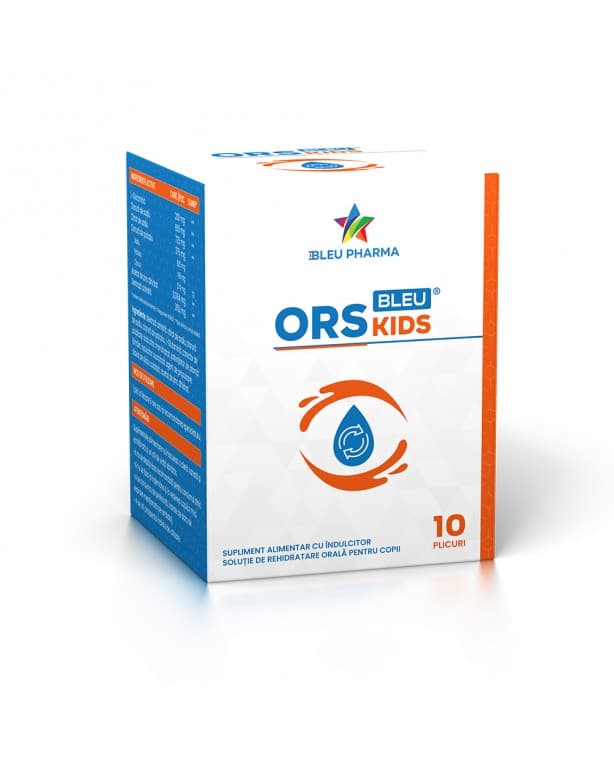 ORS Kids Bleu, 10 plicuri, Bleu Pharma