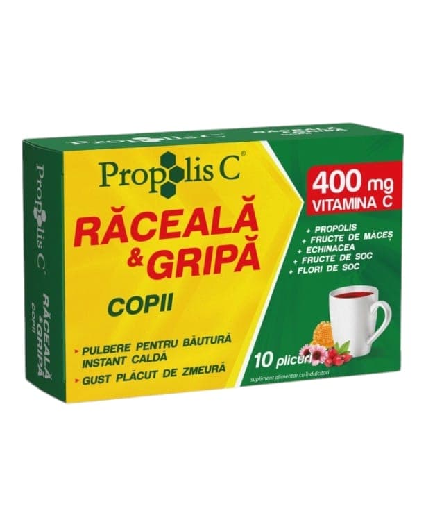 Propolis C Raceala si Gripa Copii x 10 pl. Fiterman