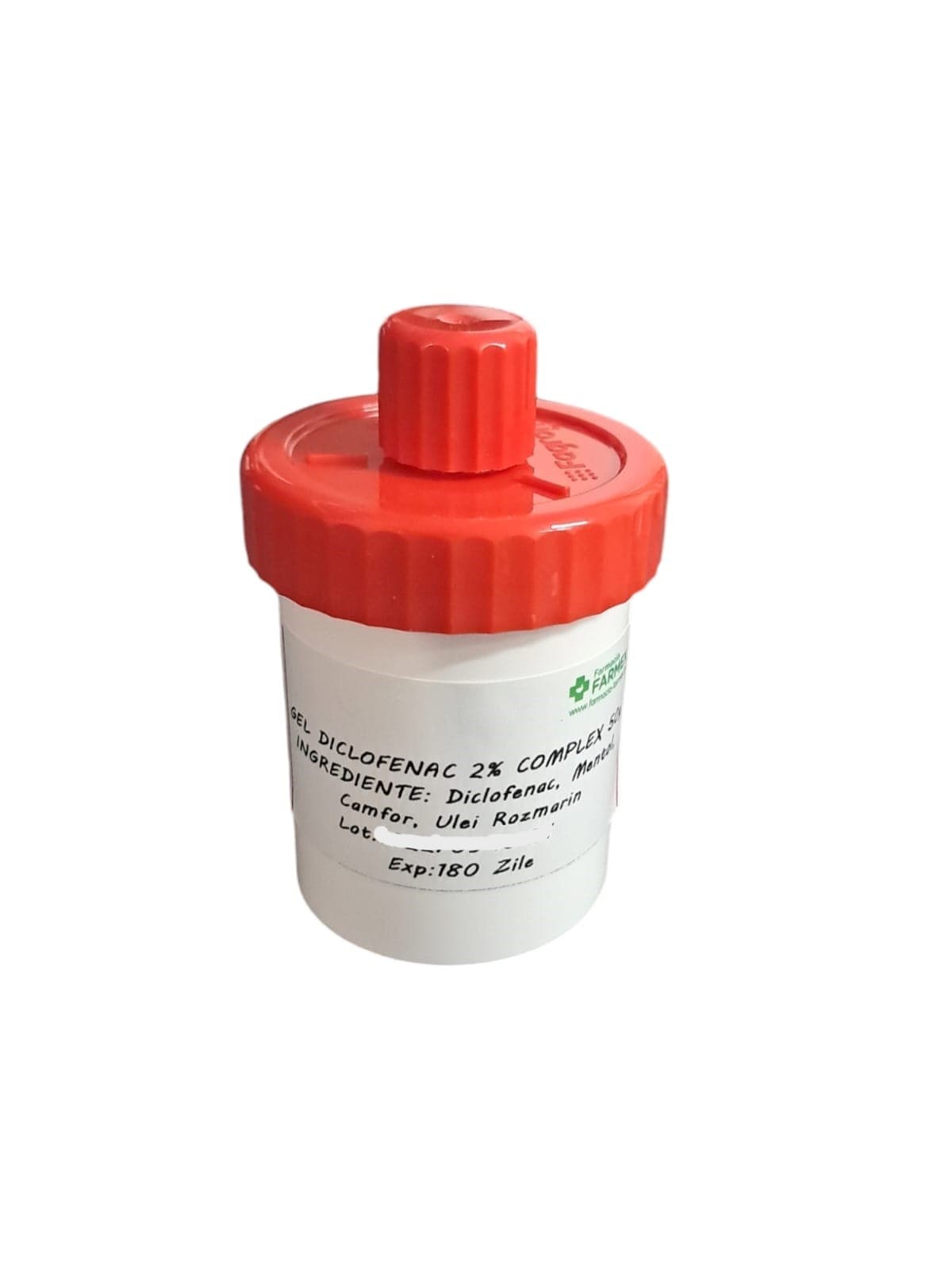 Gel Diclofenac complex 2% cu camfor si rozmarin, 50g, Farmex