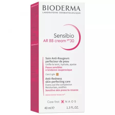 Bioderma Sensibio AR BB crema, 40 ml, claire light,Bioderma