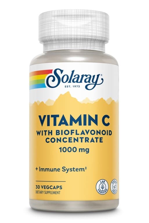 Vitamin C Solaray, 1000 mg, 30 capsule, Secom