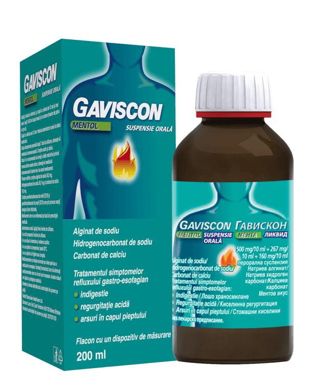 Gaviscon Mentol suspensie orala 200 ml