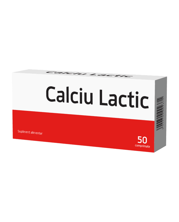 Calciu Lactic, 50 comprimate, Biofarm