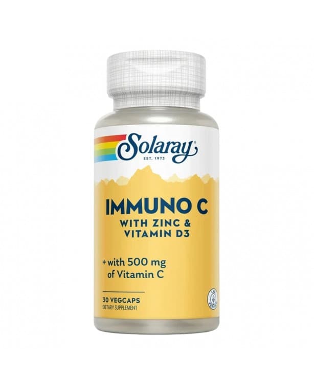 Immuno C plus Zinc and Vitamin D3 30 caps veg