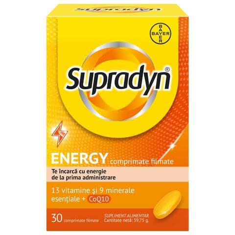Supradyn Energy coenzima Q10 30cpr, Bayer