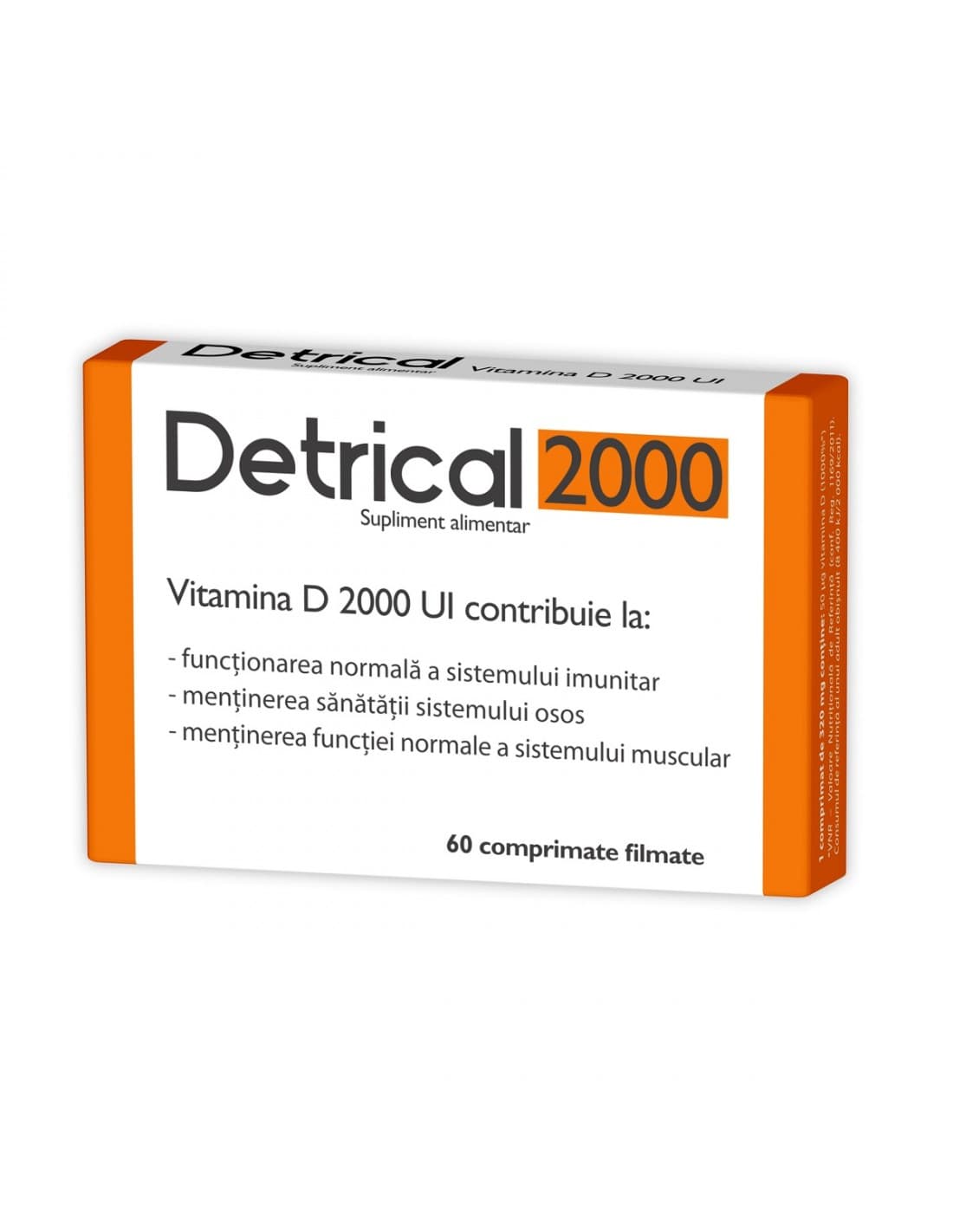 Detrical D3 2000 UI 60 compr., Zdrovit
