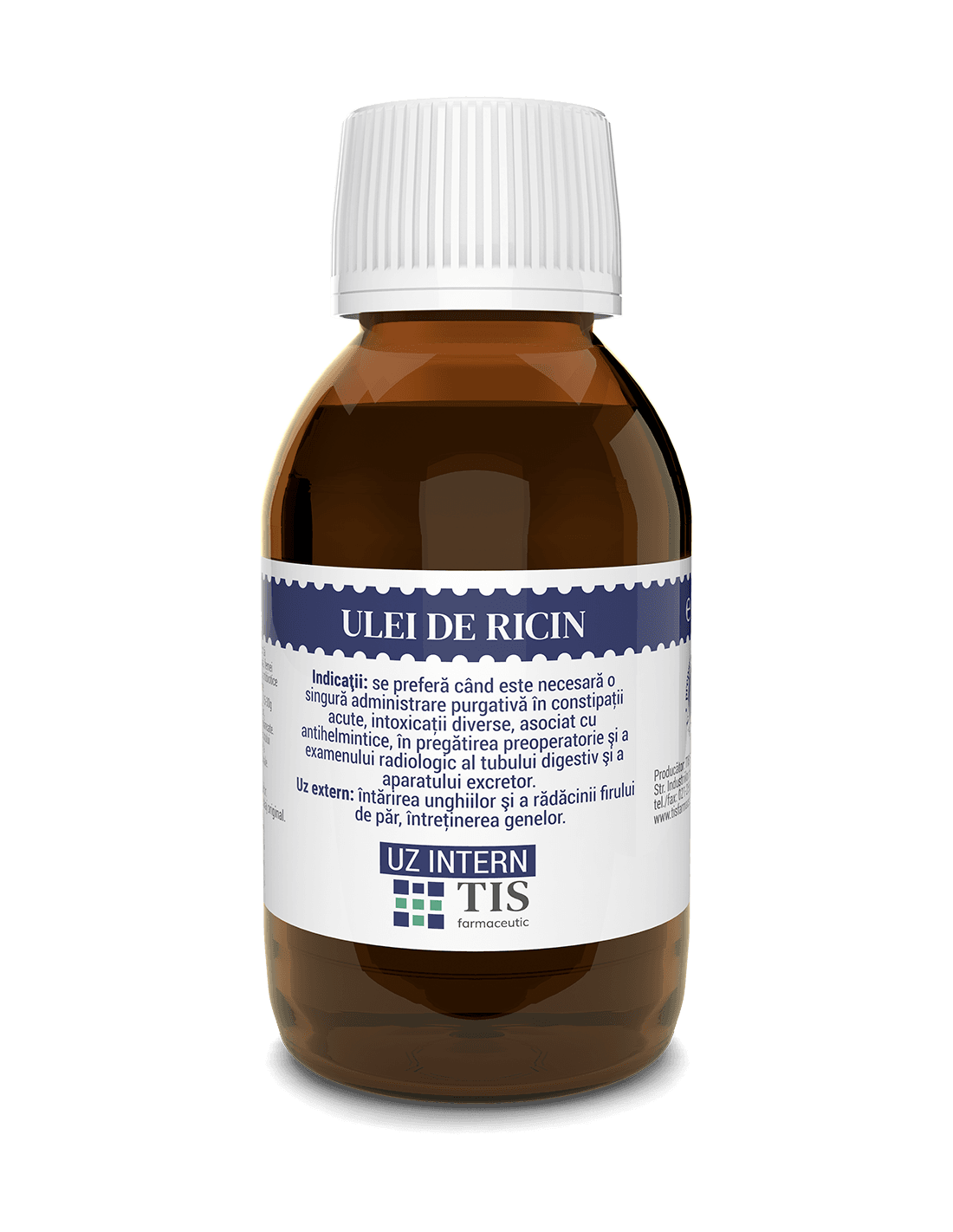 Ulei ricin 100 ml, Tis Farmaceutic