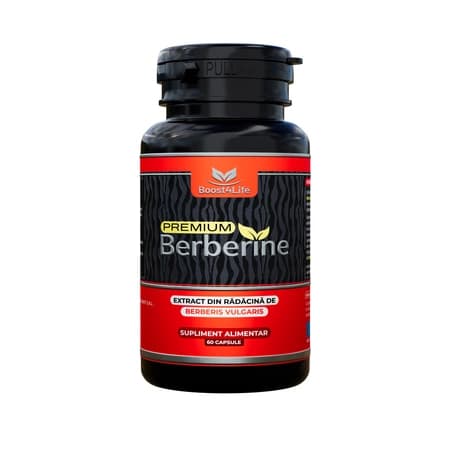 Berberina Premium 600,mg, 60 capsule, Boost4life